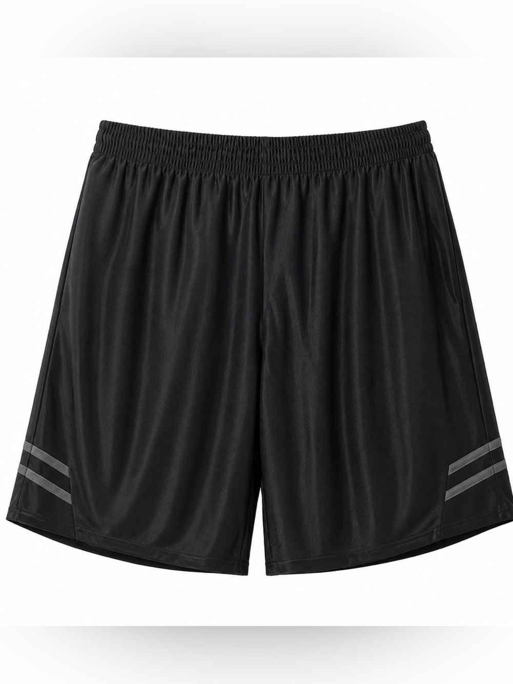 North 15 Men's Black And Grey Athletic Shorts.Lightweight Performance. Size-2XL